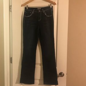 Earl Jeans Bling Dark wash denim boot cut